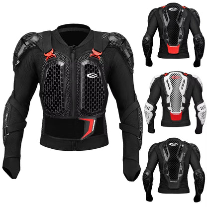 Off-Road Motorcycle Armor Unisex Protection Breathable Abrasion-Resistant Impact Gear For Moto Riding Jacket Pants-CE Certified
