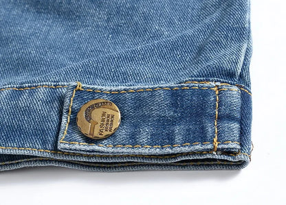 Men Slim Denim Vests Waistcoats Jackets Fashion Male Blue Fit Denim Coats Vests Large Size Punk Style Holes Jeans Vest Size 6XL