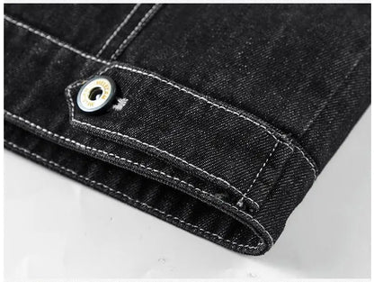 New Fashion Men Winter Fleece Warm Denim Jackets Tooling Coats Quality Cotton Male Multi-pocket Casual Cargo Jackets Size M-5XL