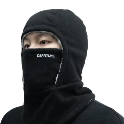 Fleece Balaclava Cycling Cap Cold-proof Windproof Warm Hood and Hat Thicken Thermal Ski Windproof Cap Women Men