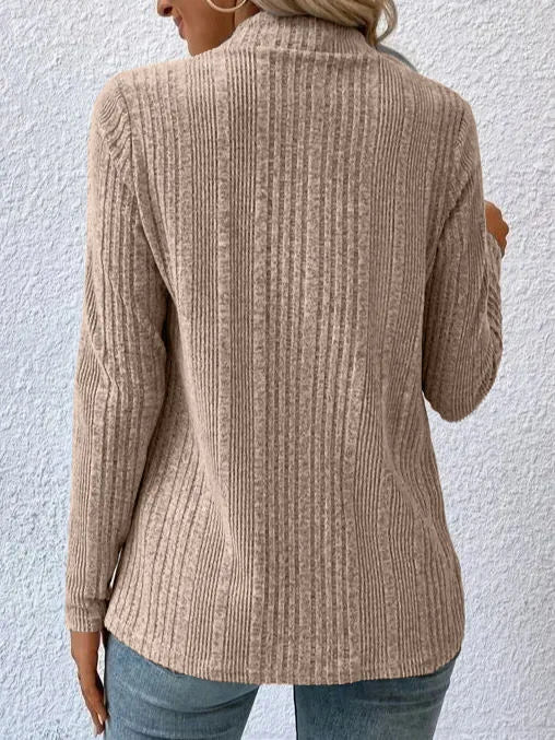 2026 Autumn/Winter New Women's Cardigan Top Solid Color Casual Fashionable Loose Long Sleeve Knitted Sweater Jacket