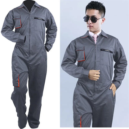 Work Overall Uniform Men Women Working Coveralls Welding Suit Car Repair Workshop Mechanic Plus Size Clothes