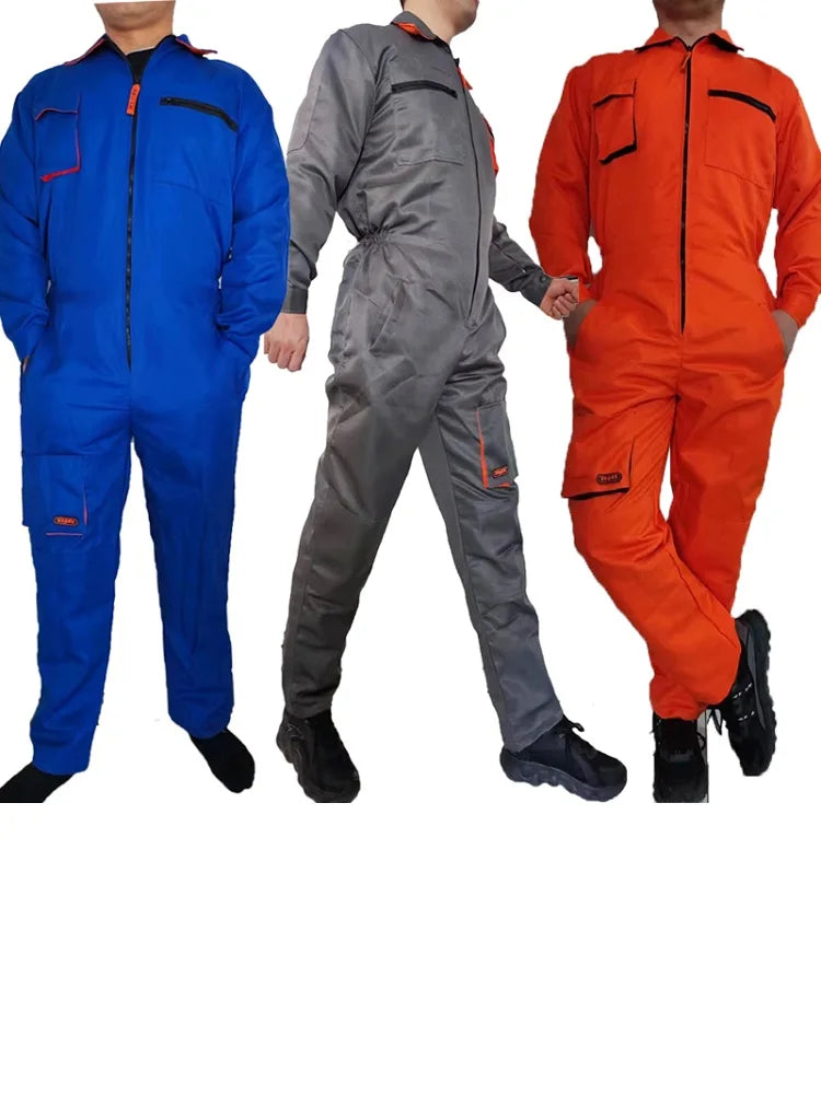 Work Overall Uniform Men Women Working Coveralls Welding Suit Car Repair Workshop Mechanic Plus Size Clothes