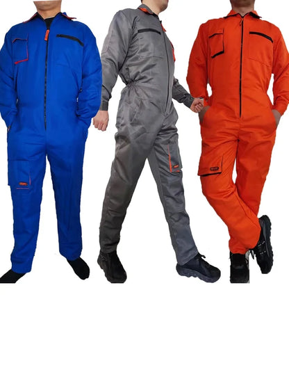 Work Overall Uniform Men Women Working Coveralls Welding Suit Car Repair Workshop Mechanic Plus Size Clothes