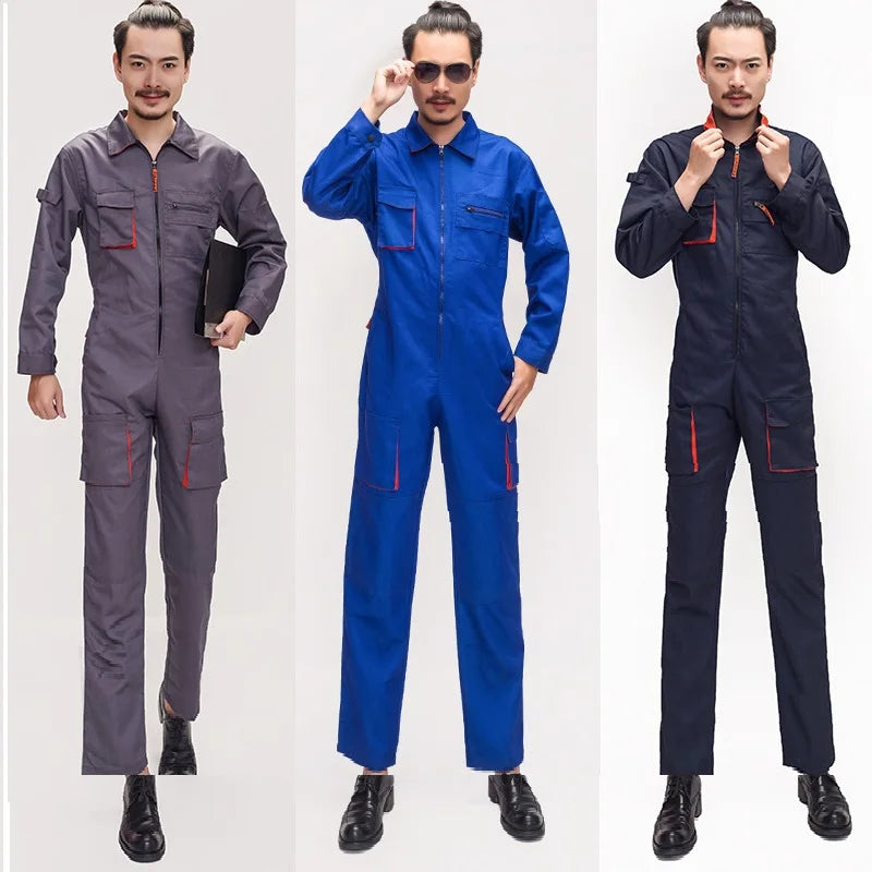 Work Overall Uniform Men Women Working Coveralls Welding Suit Car Repair Workshop Mechanic Plus Size Clothes