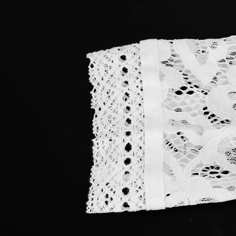Women's Lace Printed Shirts Tops Spring New Full Sleeve Hollow Out Single Breasted Patchwork Blouse Female Fashion Shrug Shirts