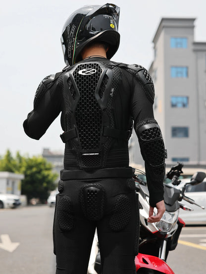 Off-Road Motorcycle Armor Unisex Protection Breathable Abrasion-Resistant Impact Gear For Moto Riding Jacket Pants-CE Certified