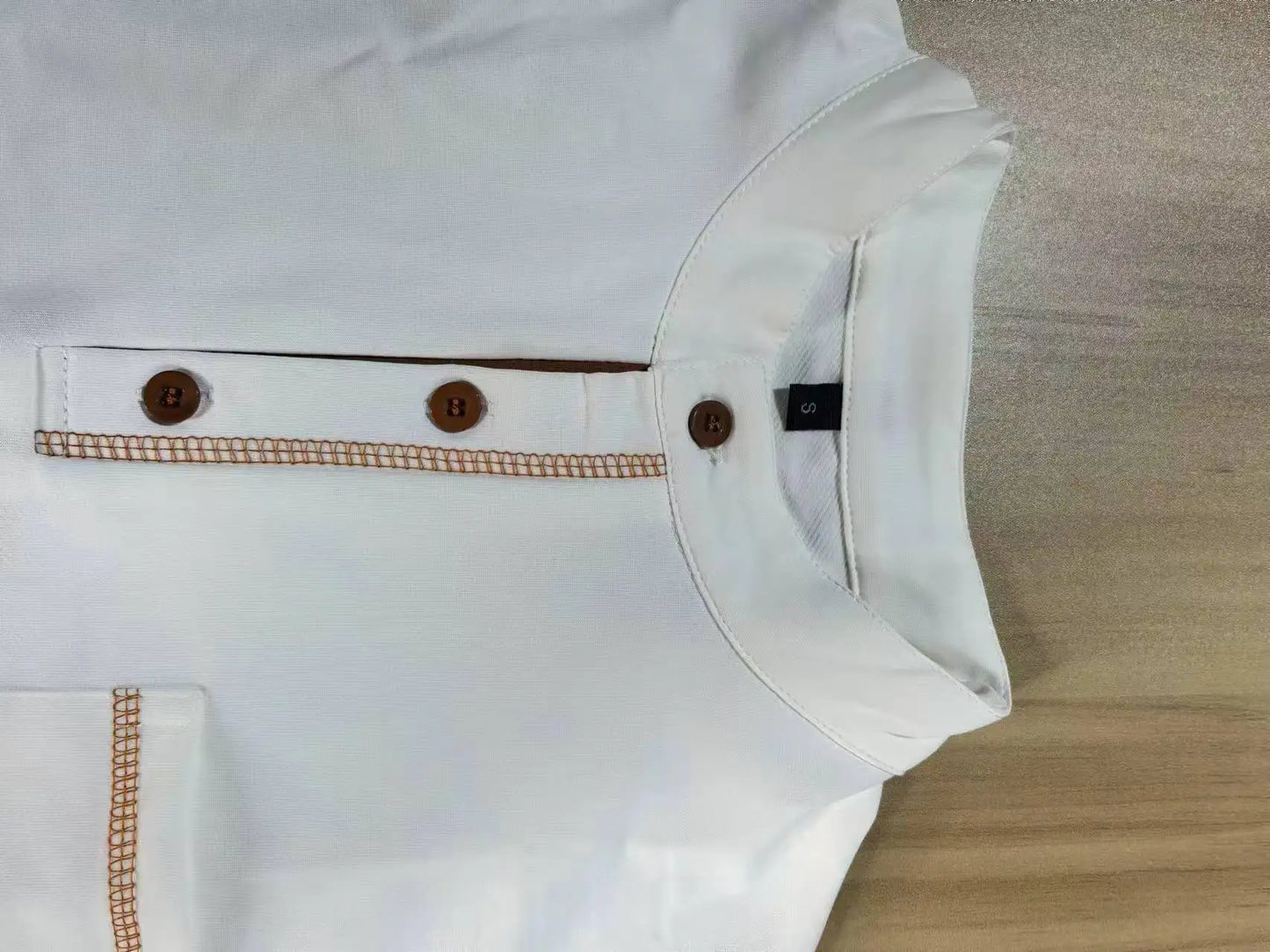 Summer New Men Henry collar short sleeve golf POLO shirt personality pocket style casual breathable sports street fashion top
