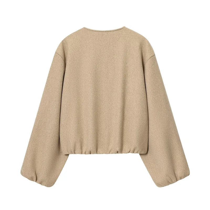Red Zipper Bomber Jackets for Women Soft Cropped Jackets Woman 2026 Long Sleeve Woman's Sports Jacket New in Outerwears