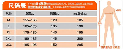 One Piece Chemical Protective Clothing Work Coverall Hazardous Chemical Liquid Sulfuric Acid And Alkali Resistant Protection