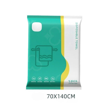 1pc Portable Disposable Bath Towels, Enlarged And Thickened, Soft And Skin-friendly, Suitable for Travel, Home, Vacation, Gym