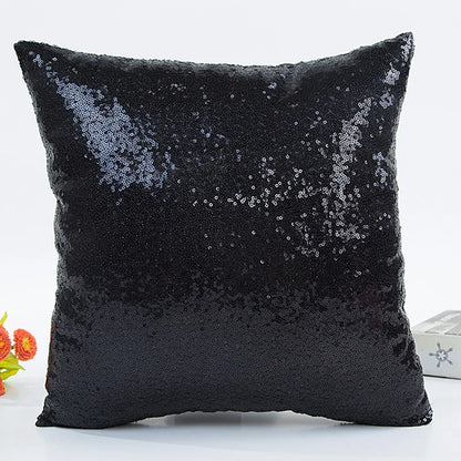 Sequin Pillow Cover Square Cushion Pillowcases  Bar Party Home  Gift Halloween  Wedding Festival