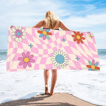 Bath Towel 70x140 Microfiber Beach for Adults Sports Bathroom Quick Drying Towels Travel Shower Sea Large Size Sandproof Terry
