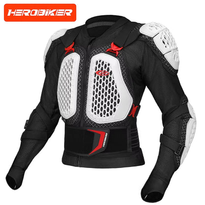 Off-Road Motorcycle Armor Unisex Protection Breathable Abrasion-Resistant Impact Gear For Moto Riding Jacket Pants-CE Certified