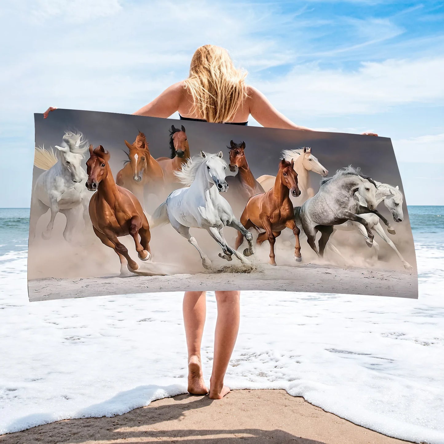 Bath Towel 70x140 Microfiber Beach for Adults Sports Bathroom Quick Drying Towels Travel Shower Sea Large Size Sandproof Terry