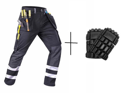 Work Clothes Men's maintainance Working Suit Wear-resistant Welder Suit Hi Vis Multi-pocket Labor safety Uniform Mechanical Suit