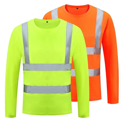 Quick-Dry Polo Shirt Work Reflective Labor Protection Safety Clothing Breathable Workwear Resistant Industrial Safety Shirt