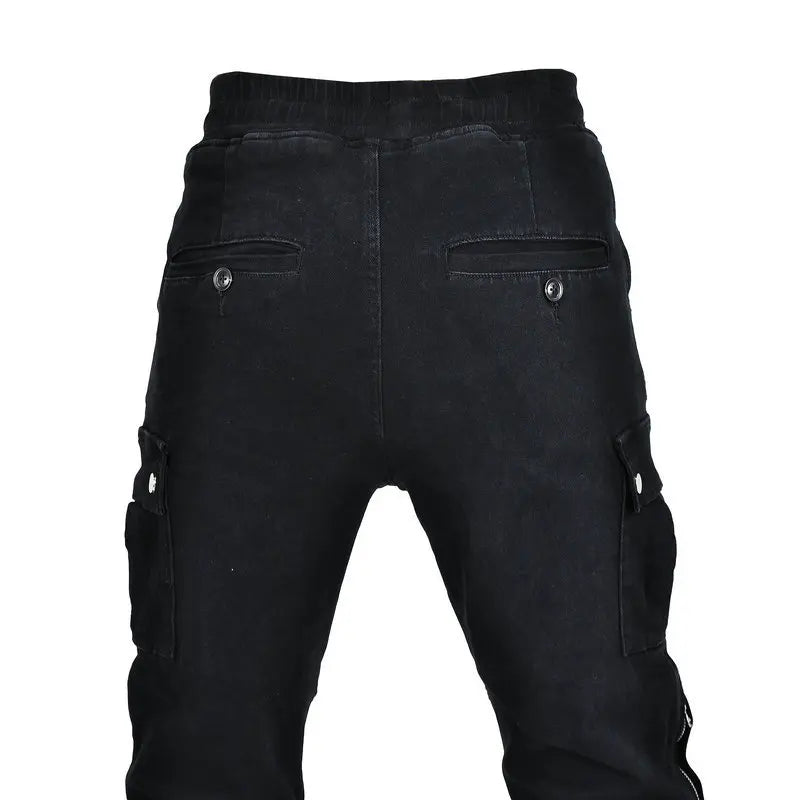 Men Motorcycle Riding Jeans Kevlar Pants Soft Casual Outdoor Protective Knee Hip Pads Pantalon Racing Pants with Hip Knee Armor