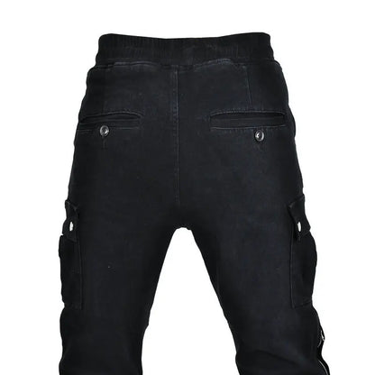 Men Motorcycle Riding Jeans Kevlar Pants Soft Casual Outdoor Protective Knee Hip Pads Pantalon Racing Pants with Hip Knee Armor