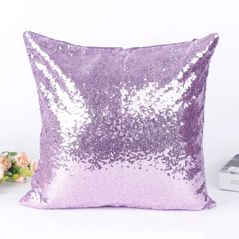 Sequin Pillow Cover Square Cushion Pillowcases  Bar Party Home  Gift Halloween  Wedding Festival