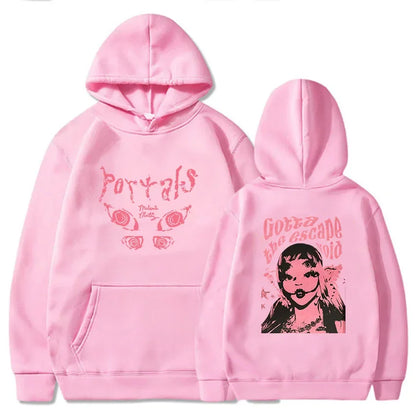 Melanie Martinez Long Sleeve Hooded Sweatshirts Harajuku Street Fashion Sweaters Casual Portals Tour Hoodies From Amy Martinez