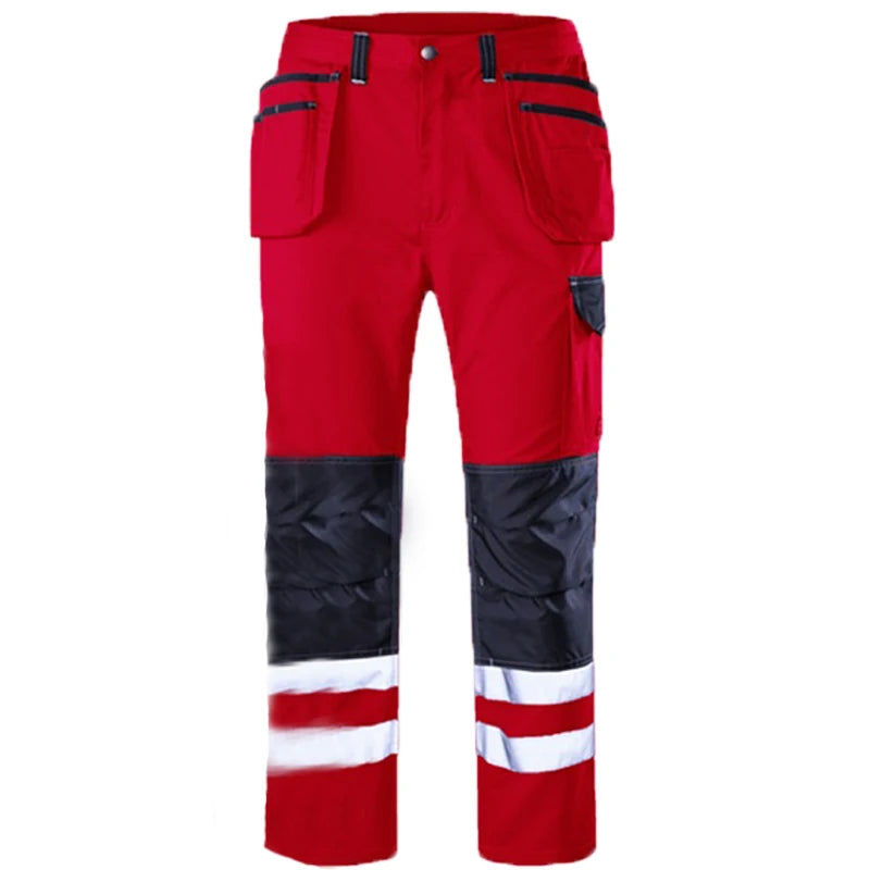 Work Clothes Men's maintainance Working Suit Wear-resistant Welder Suit Hi Vis Multi-pocket Labor safety Uniform Mechanical Suit