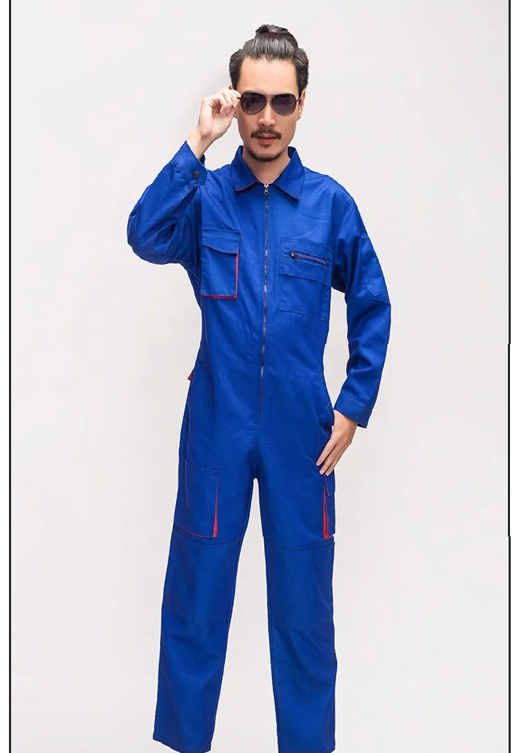 Work Overall Uniform Men Women Working Coveralls Welding Suit Car Repair Workshop Mechanic Plus Size Clothes