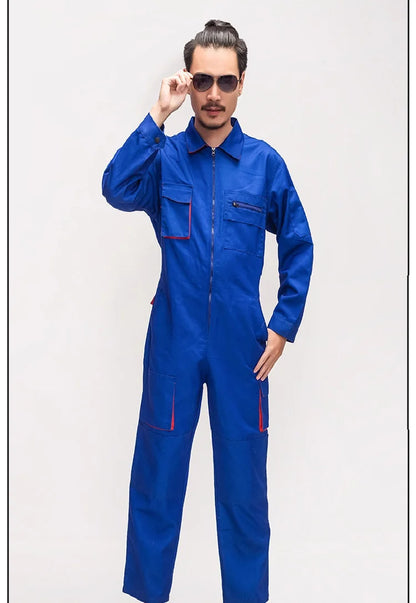 Work Overall Uniform Men Women Working Coveralls Welding Suit Car Repair Workshop Mechanic Plus Size Clothes