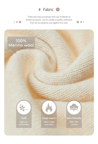 2026 New Chic Women's Basic O-neck Cardigan 100% Merino Wool Sweater Soft Grace Knitwear CoatSpring Autumn Female Clothes Tops