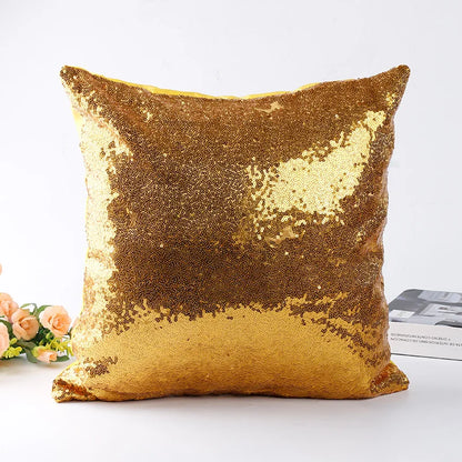 Sequin Pillow Cover Square Cushion Pillowcases  Bar Party Home  Gift Halloween  Wedding Festival