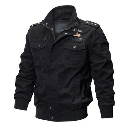 New Business Casual Jackets Man Winter Fleece Tactical Jacket Embroidery Windproof Multiple Pockets Outdoor Workwear Coat