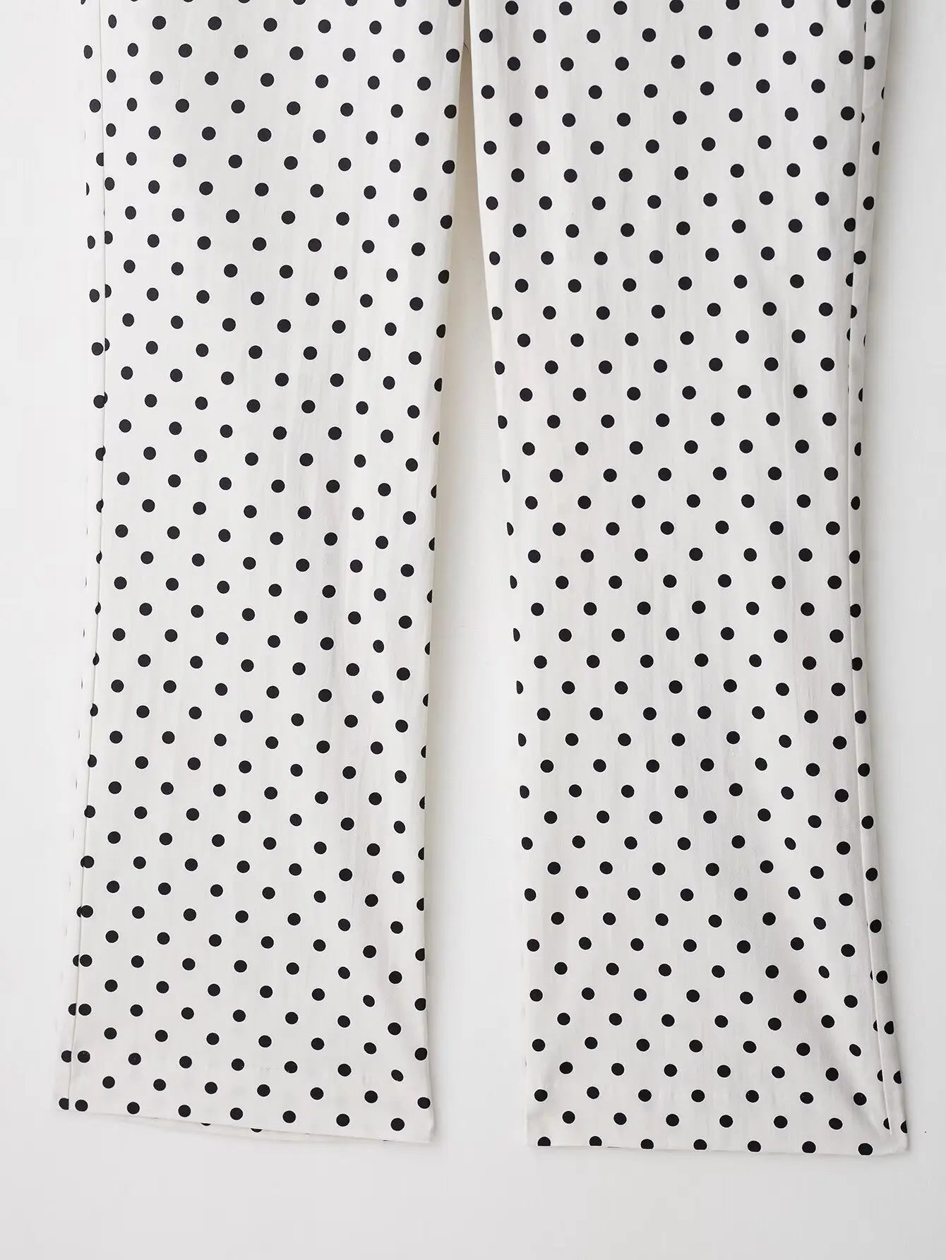 Woman Autumn Long Sleeves Turtleneck Zipper With Pockets Drawstring Casual Coats Women Fashion Polka Dot Printed Jacket