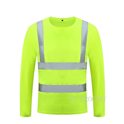 Quick-Dry Polo Shirt Work Reflective Labor Protection Safety Clothing Breathable Workwear Resistant Industrial Safety Shirt