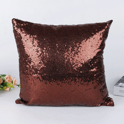 Sequin Pillow Cover Square Cushion Pillowcases  Bar Party Home  Gift Halloween  Wedding Festival