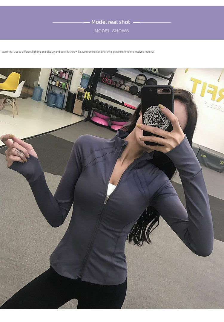 Fitness Girl Slimming Thin Yoga Clothes Sports Outwear