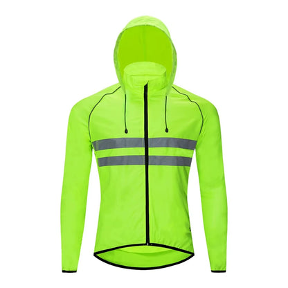 Cycling Clothing Reflective Windbreaker Windproof Waterproof MTB Bicycle Jacket Long Sleeve Cycling Jersey Cycling Club Designs