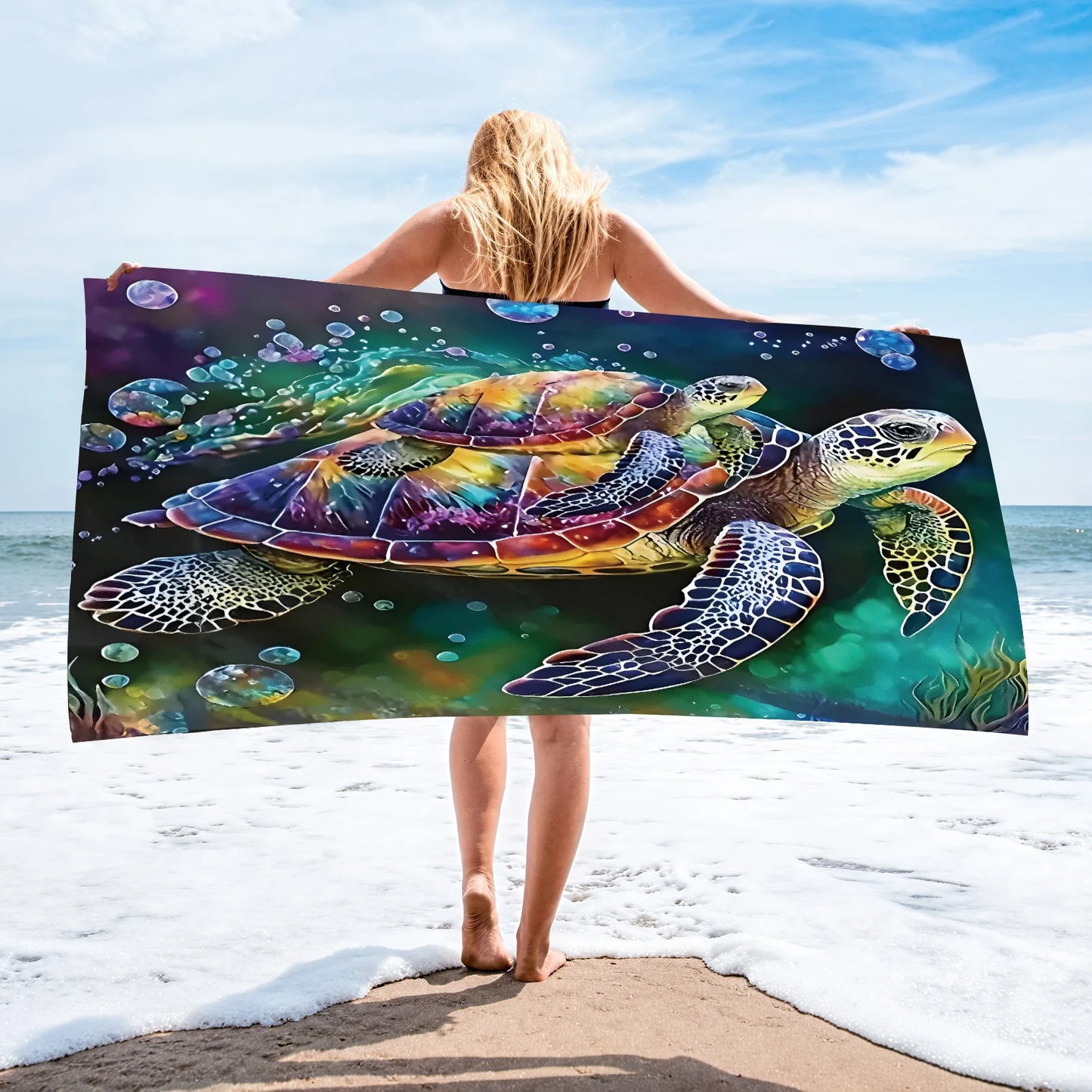 Bath Towel 70x140 Microfiber Beach for Adults Sports Bathroom Quick Drying Towels Travel Shower Sea Large Size Sandproof Terry
