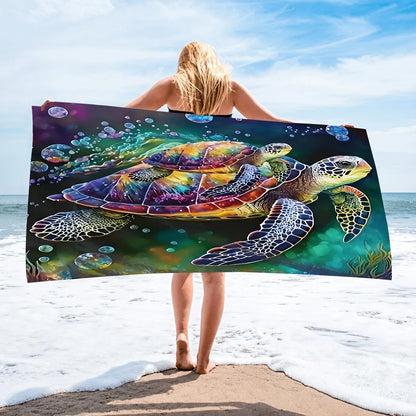 Bath Towel 70x140 Microfiber Beach for Adults Sports Bathroom Quick Drying Towels Travel Shower Sea Large Size Sandproof Terry