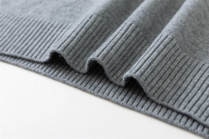 7 Colour Men's Round Neck Long Sleeved Solid Color Sweater Soft Warm and Comfortable Top with a Base