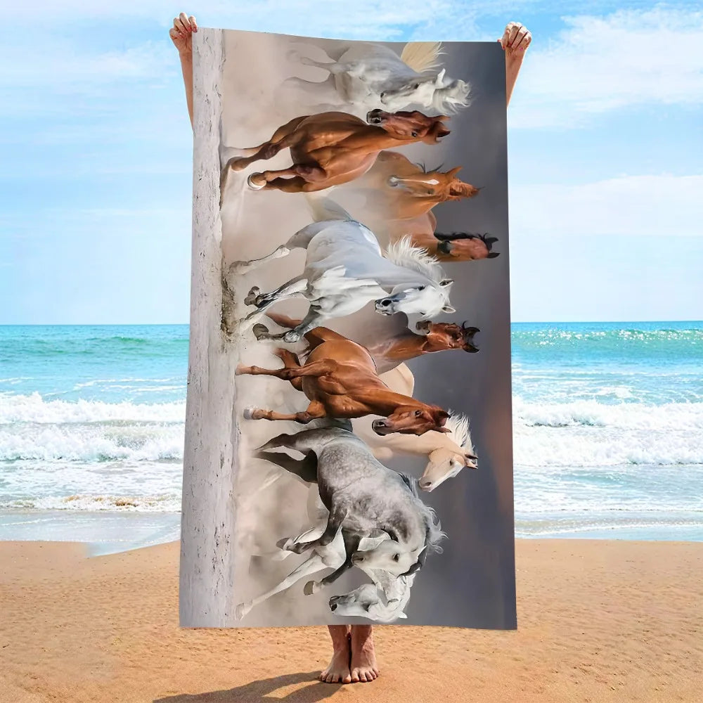 Bath Towel 70x140 Microfiber Beach for Adults Sports Bathroom Quick Drying Towels Travel Shower Sea Large Size Sandproof Terry