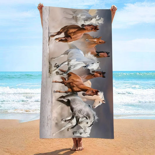 Bath Towel 70x140 Microfiber Beach for Adults Sports Bathroom Quick Drying Towels Travel Shower Sea Large Size Sandproof Terry