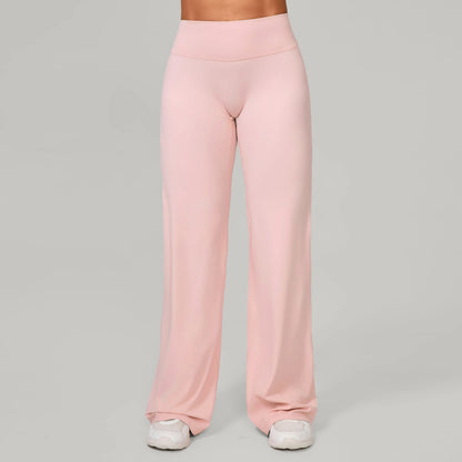 Women Straight Yoga Leg Bottoms Soft Stretchy Fabric Women's Yoga Pants GYM Sweat-Wicking Properties Running Sport Trousers