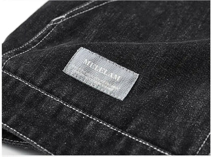 New Fashion Men Winter Fleece Warm Denim Jackets Tooling Coats Quality Cotton Male Multi-pocket Casual Cargo Jackets Size M-5XL