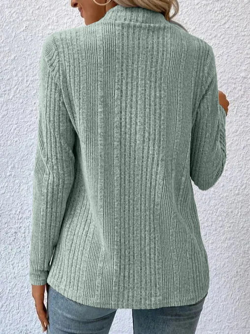 2026 Autumn/Winter New Women's Cardigan Top Solid Color Casual Fashionable Loose Long Sleeve Knitted Sweater Jacket