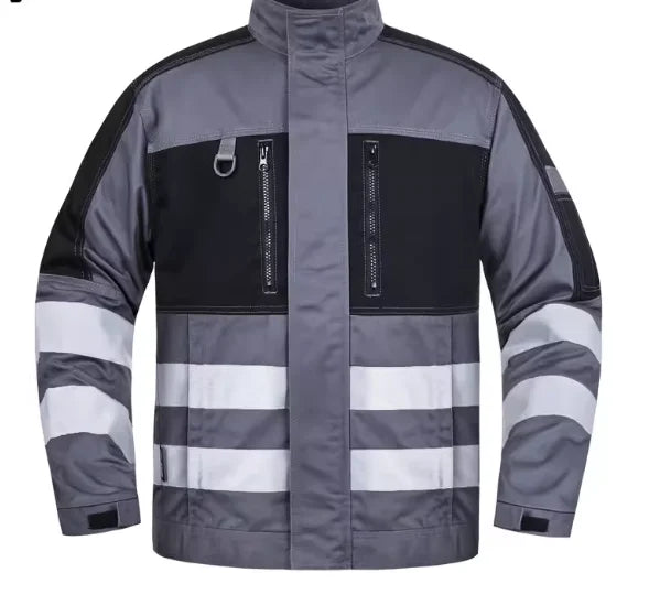 Work Clothes Men's maintainance Working Suit Wear-resistant Welder Suit Hi Vis Multi-pocket Labor safety Uniform Mechanical Suit