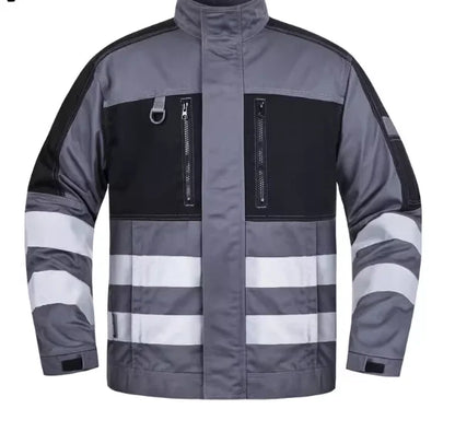 Work Clothes Men's maintainance Working Suit Wear-resistant Welder Suit Hi Vis Multi-pocket Labor safety Uniform Mechanical Suit