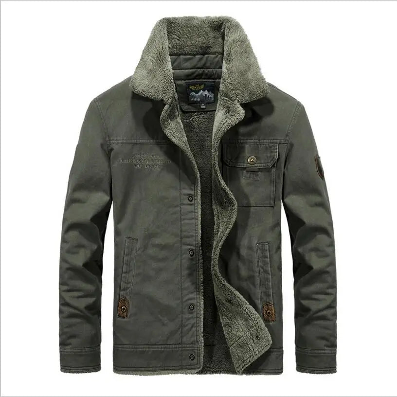 Mens Winter Fleece Jackets Coats Large Size Loose Down Jackets Cotton Warm Parkas High Quality Men Thicker Warm Jackets 6XL