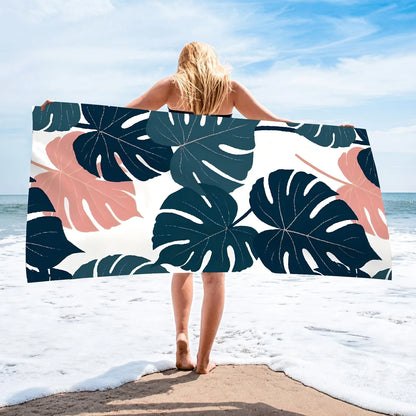 Bath Towel 70x140 Microfiber Beach for Adults Sports Bathroom Quick Drying Towels Travel Shower Sea Large Size Sandproof Terry