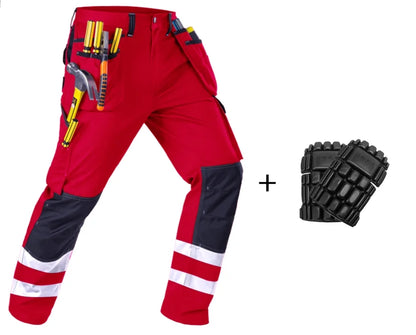 Work Clothes Men's maintainance Working Suit Wear-resistant Welder Suit Hi Vis Multi-pocket Labor safety Uniform Mechanical Suit