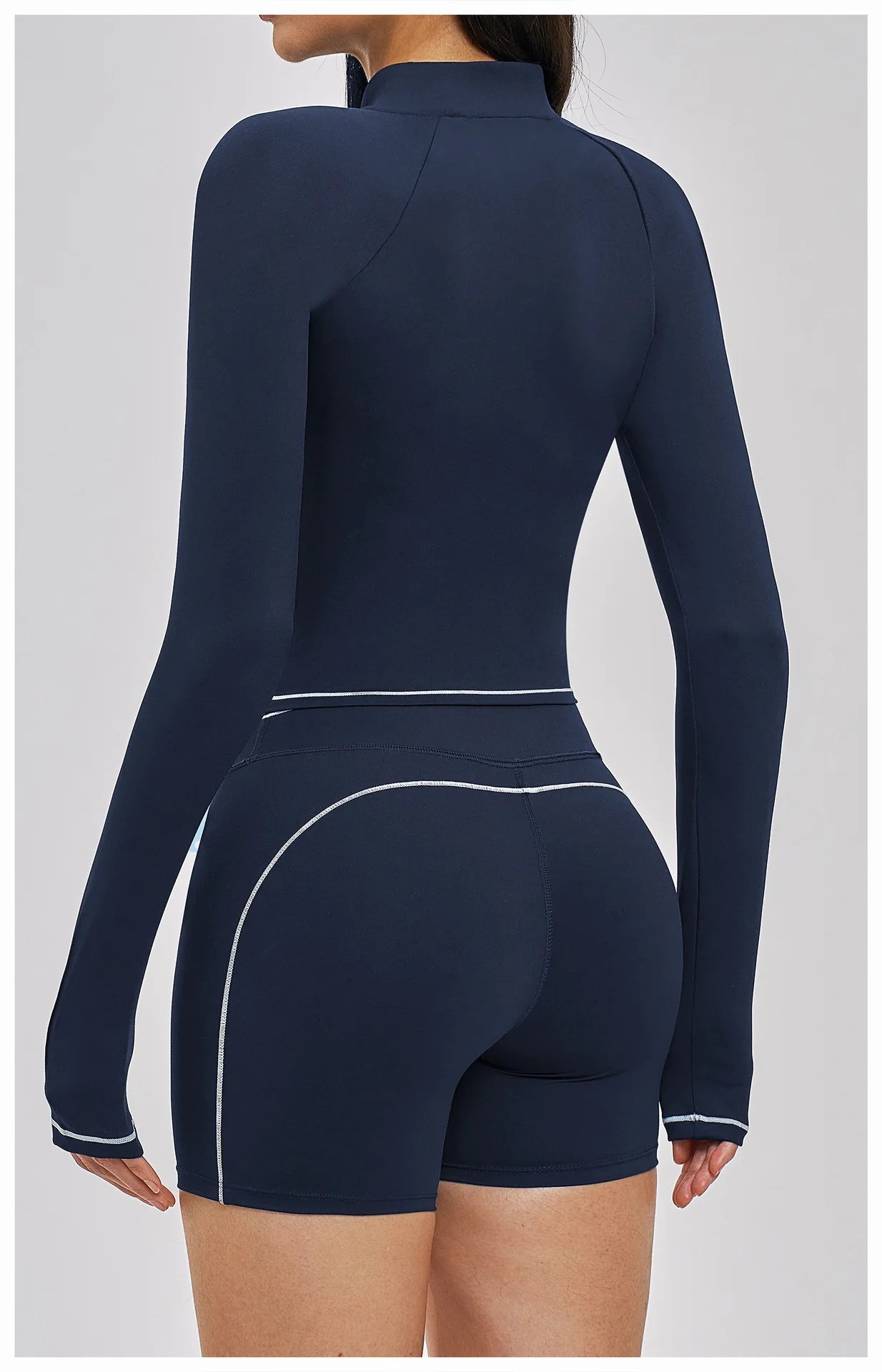 Seamless Yoga Long Sleeve Women Sports Jacket Zipper Fitness Yoga Shirt Gym Top Activewear Running Coats Cycling Workout Clothes